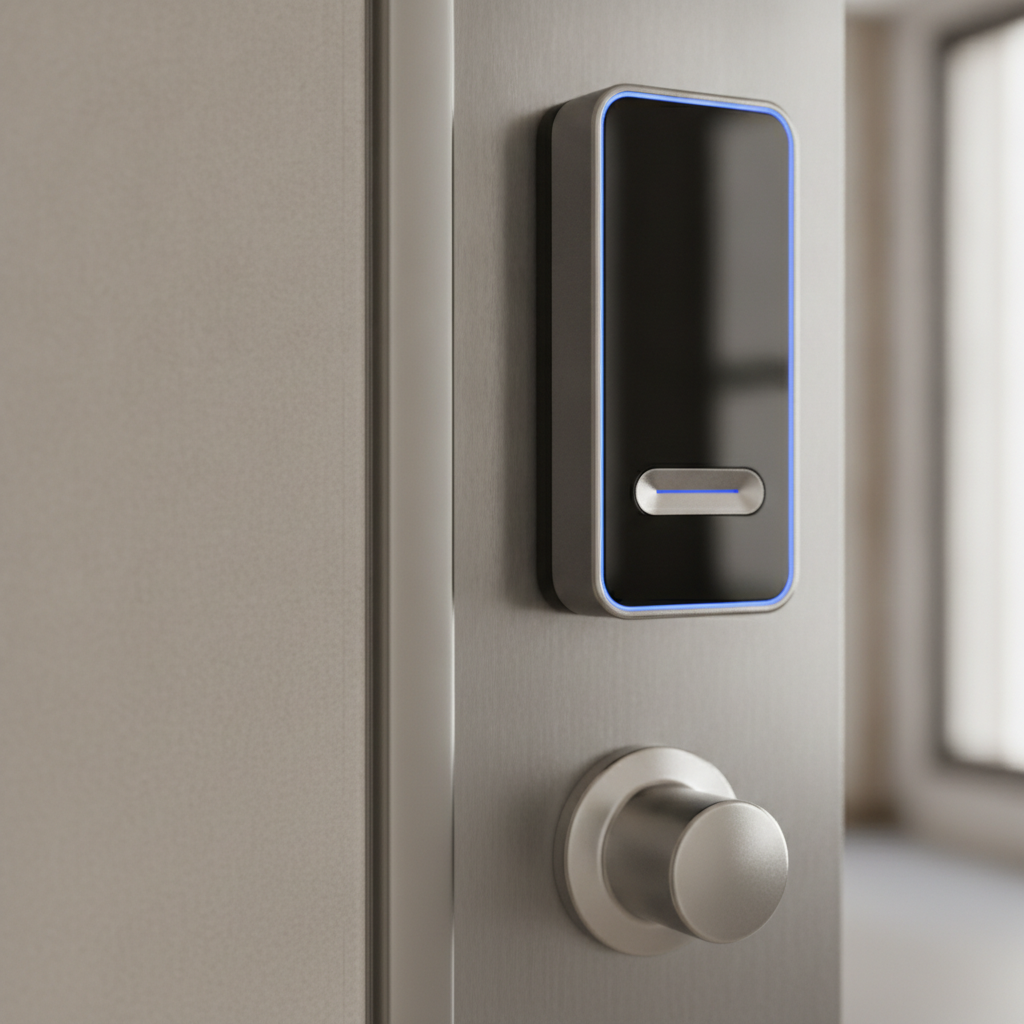 clolse-up photo of Key Card Lock Service, no humans